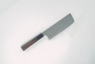 Hatsukokoro Ginyo Silver 3 Damascus Nakiri 170mm - Thecooksedges