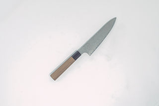 Hatsukokoro Ginyo Silver 3 Damascus Petty 150mm - Thecooksedges
