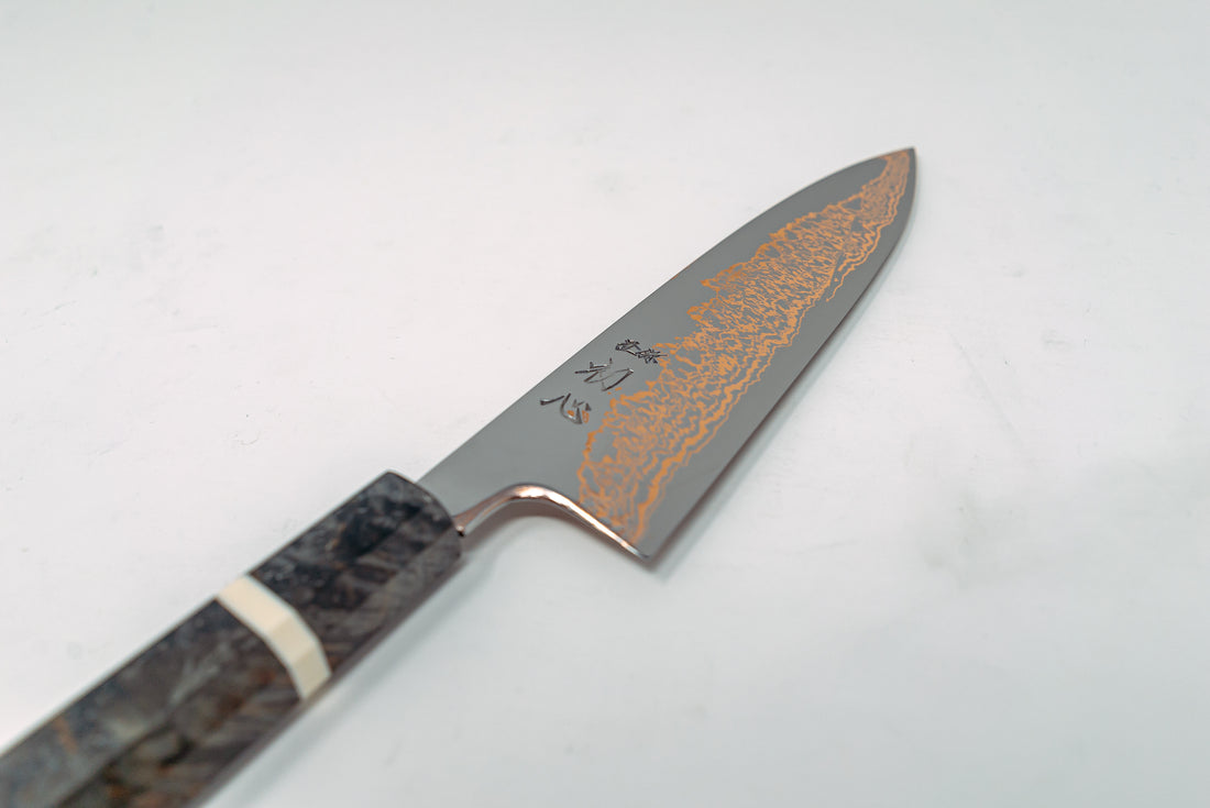 Hatsukokoro Yorokobi SLD Damascus Gyuto 180mm - Thecooksedges