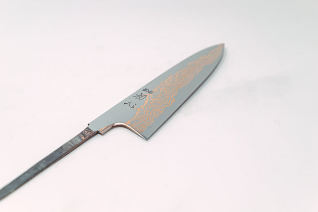 Hatsukokoro Yorokobi SLD Damascus Gyuto 180mm (Blade Only) - Thecooksedges