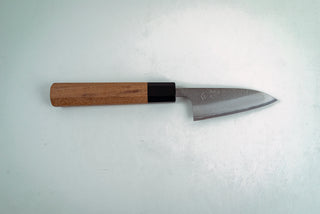 Yoshikane Hamono White #2 Nashiji Stainless Clad Paring 80mm - Thecooksedges