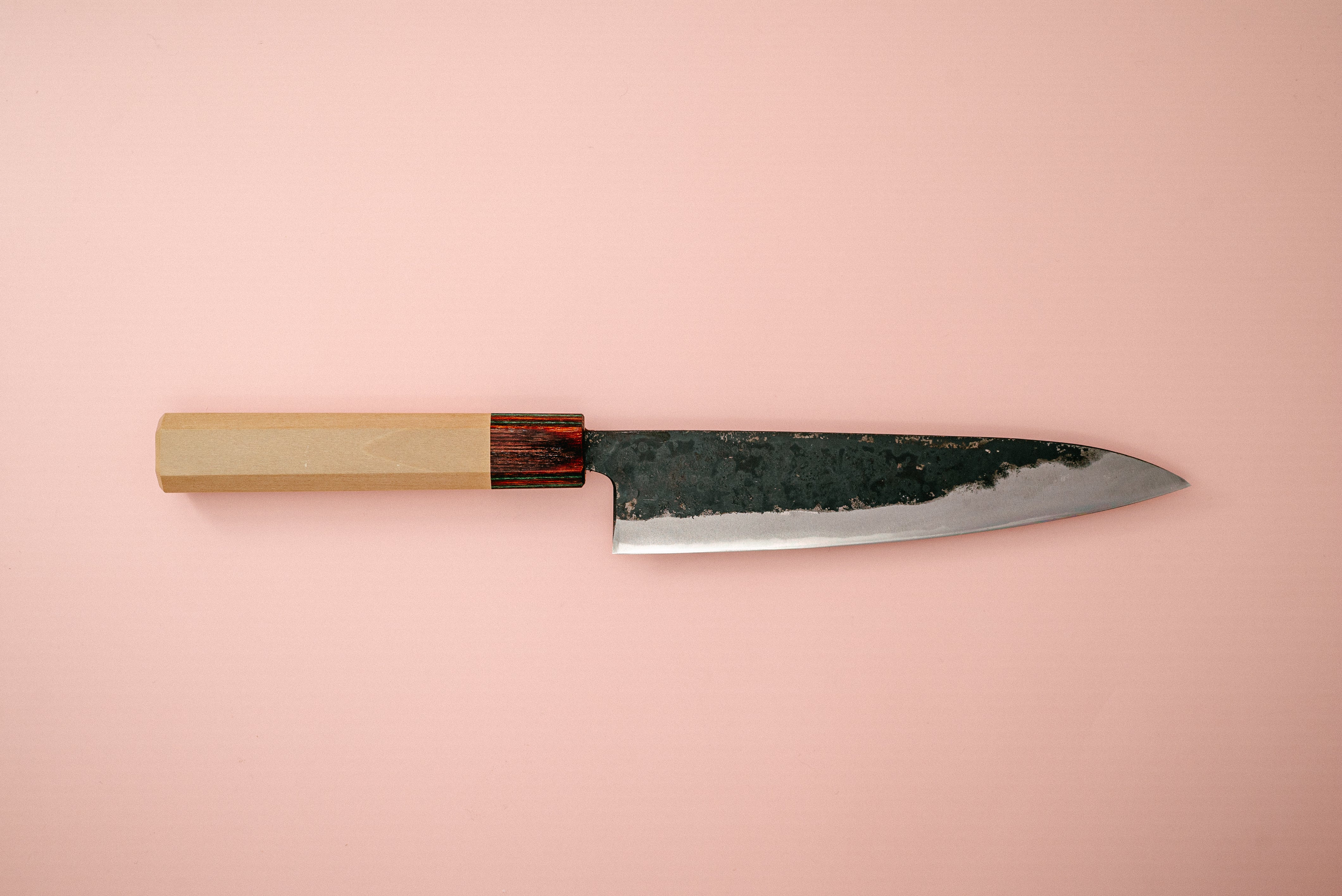 Yosimitu W2 Kurouchi Gyuto 180mm