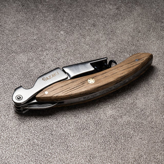 Hazaki Wine Corkscrew - Oak