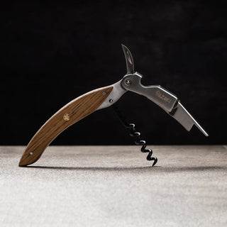 Hazaki Wine Corkscrew - Oak