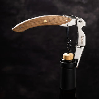 Hazaki Wine Corkscrew - Oak