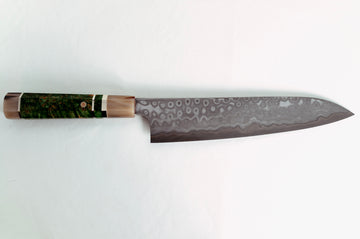 Nigara Hamono Blue #2 Damascus Gyuto 240mm - Thecooksedges