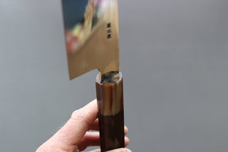 Yoshikazu Ikeda Oil Quenched Honyaki White #3 Gyuto 240mm - Thecooksedges