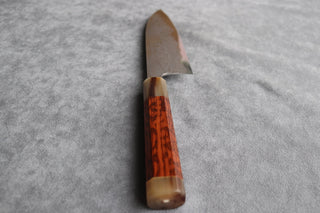 Hatsukokoro White#2 Damascus Santoku - Thecooksedges