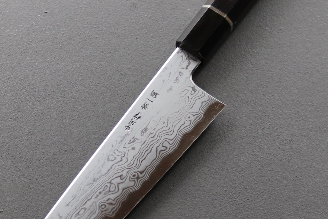 Nakagawa x Myojin Blue #1 Damascus Gyuto 210mm - Thecooksedges