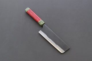 Kaji-bei Kurouchi Nakiri 165mm W/Custom Handle - Thecooksedges