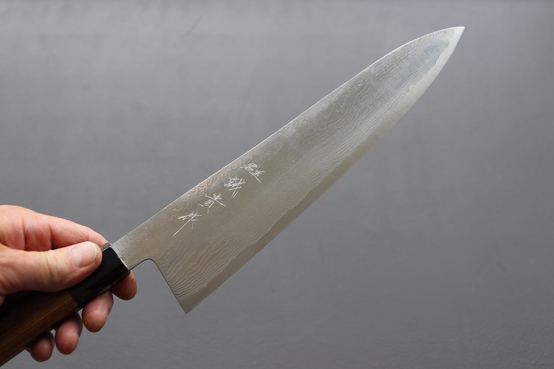 Shigeki Tanaka R2 Migaki Damascus Gyuto 270mm - Thecooksedges