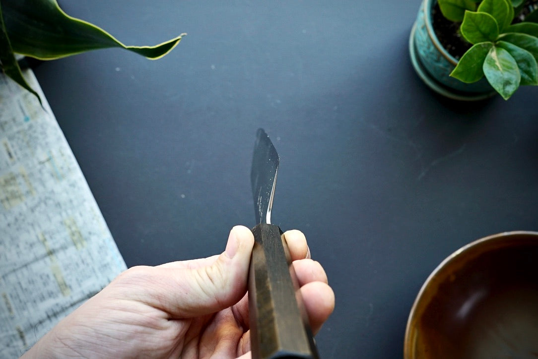 Sakai Kikumori Asagiri Kiritsuke Gyuto 225mm - Thecooksedges