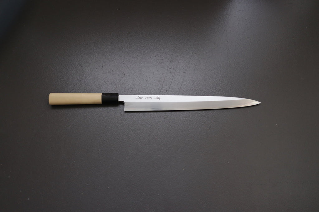 Sakai Kikumori x Yoshikazu Tanaka Gokujyo Yanagiba 300mm - Thecooksedges