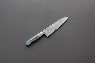 Mr. Itou R2 Damascus Gyuto 180mm w/Western Camel Bone Handle - Thecooksedges