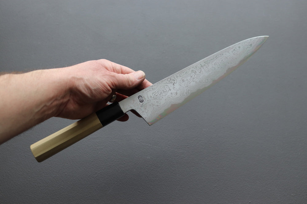 Sakai Kikumori Kikuzuki Uzu Gyuto 240mm - Thecooksedges