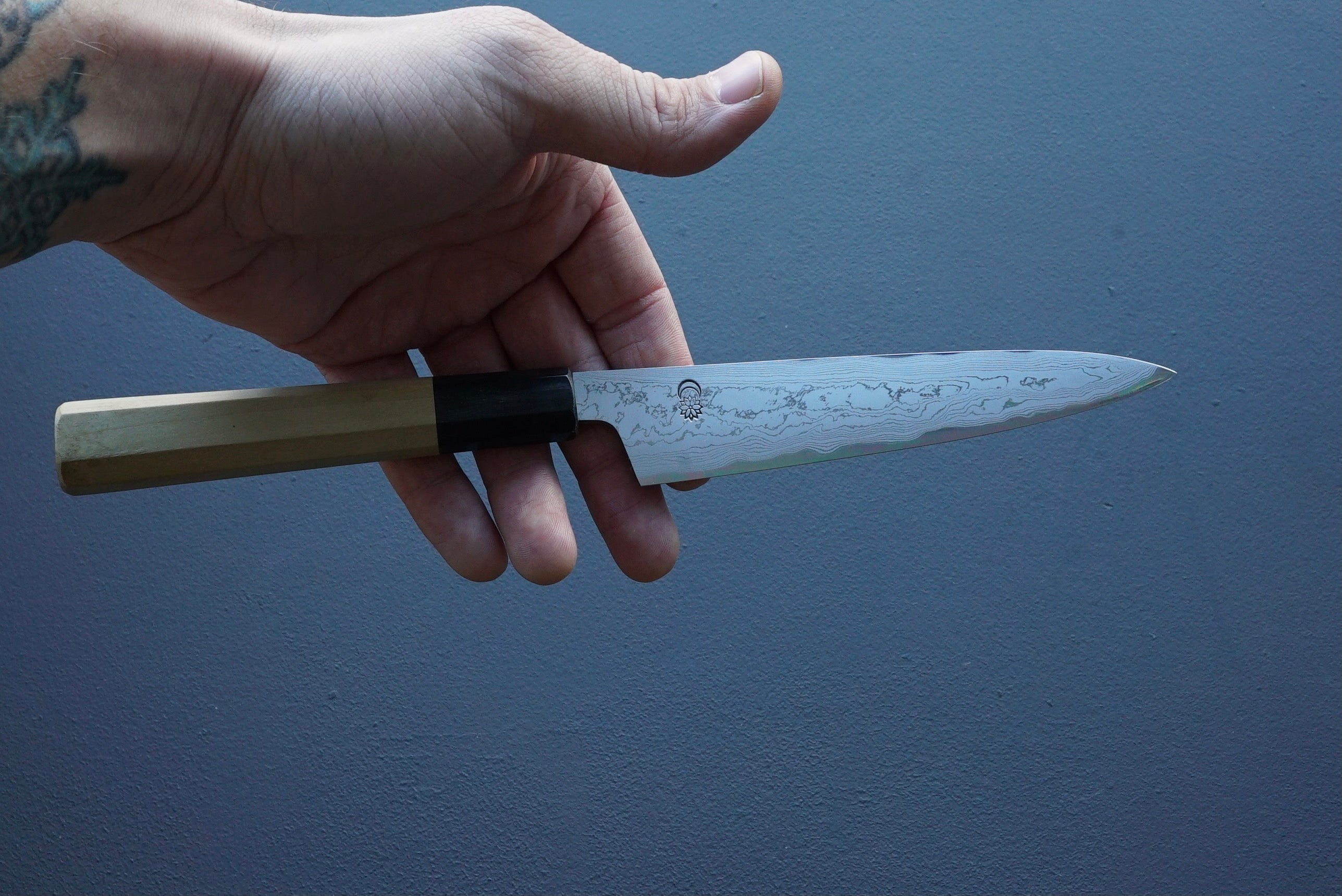 Sakai Kikumori Kikuzuki UZU Petty 150mm - Thecooksedges