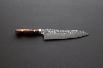 Yoshimi Kato SG2 Damascus Gyuto 210mm - Thecooksedges