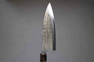 Yauji Yoshihiro Damascus Deba 180mm - Thecooksedges