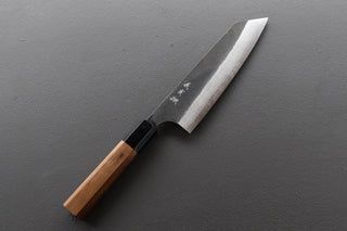Yoshimi Kato Damascus Kurouchi AS Bunka 170mm - Thecooksedges