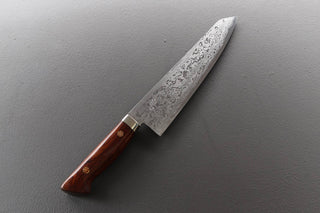 Yoshihiro Yauji Blue #2 Damascus Kiritsuke Gyuto 180mm - Thecooksedges