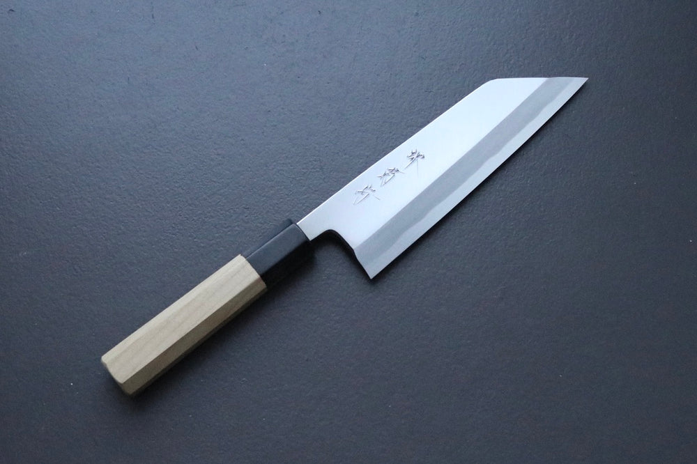 Sakai Kikumori x Yoshikazu Tanaka Gokujyo Kiritsuke Deba 165mm - Thecooksedges