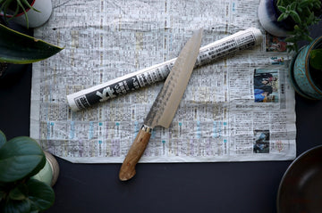 Yoshimi Kato SG2 Tsuchime Gyuto 210mm - Thecooksedges