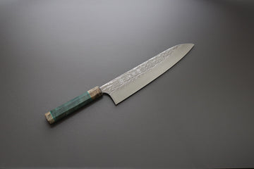 Yu Kurosaki Raijin gyuto 240mm custom handle - Thecooksedges