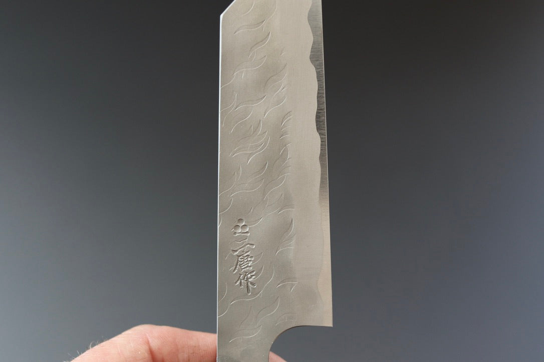Nigara Hamono AS Tsuchime Ko-bunka 120mm - Thecooksedges