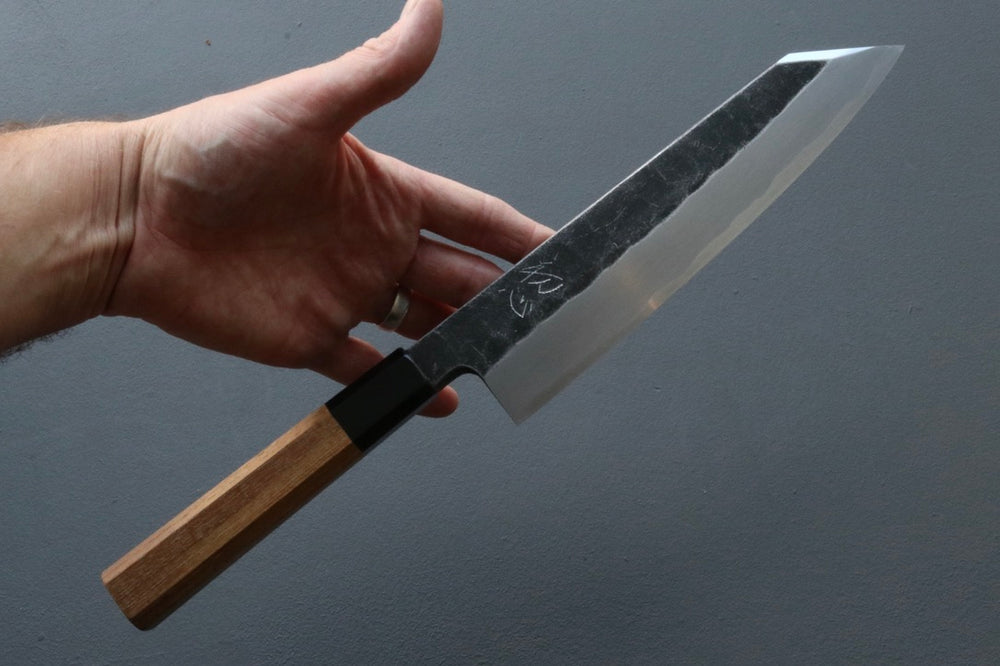 Hatsukokoro Single Bevel Kurouchi Kiritsuke Gyuto 210mm - Thecooksedges