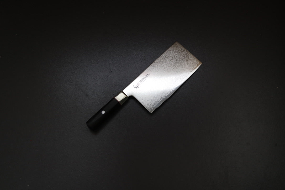 Mcusta Zanmai VG10 Damascus Chuka Bocho 180mm - Thecooksedges