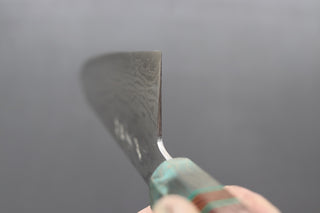 Shigeki Tanaka VG10 Damascus Gyuto 240mm w/Custom Handle - Thecooksedges
