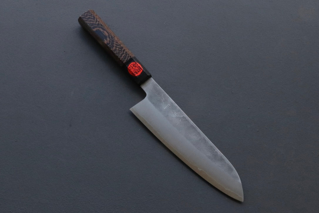 Shigeki Tanaka Nashiji Santoku 180mm - Thecooksedges