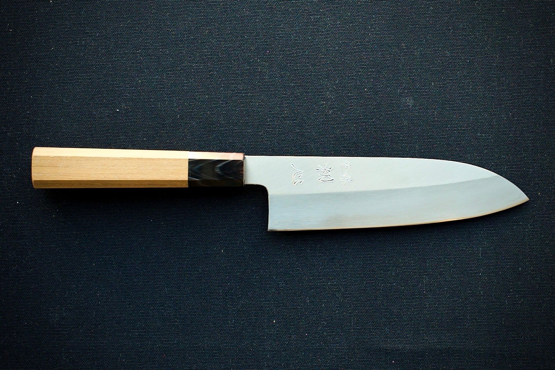 Nakagawa Hamono Ginsan Santoku 180mm - Thecooksedges