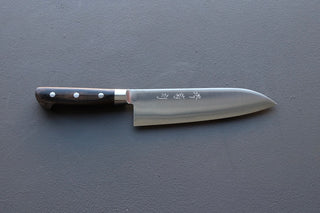 Sakai Kikumori SG2 Western Series Santoku 180mm - Thecooksedges
