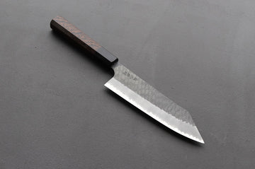 Nigara Hamono SG2 Kurouchi Tsuchime Bunka 180mm - Thecooksedges