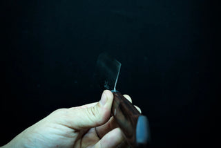 Masutani VG1 Tsuchime Nakiri 165mm Red Handle - Thecooksedges