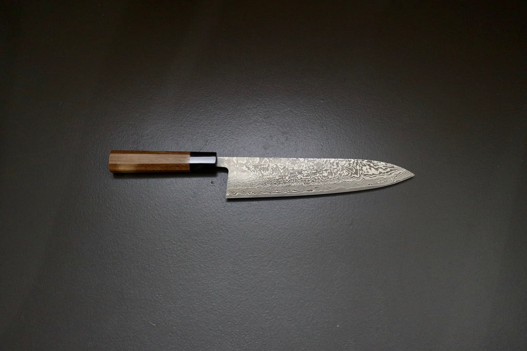 Shiro Kamo SG2 Damascus Gyuto 240mm - Thecooksedges