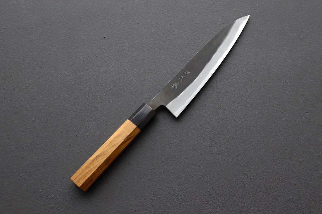 Shiro Kamo AS Kurouchi Petty 150mm - Thecooksedges