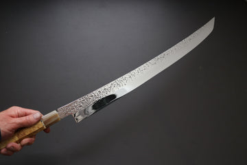 Yu Kurosaki R2 Shizuku  Sakimura Sujihiki 450mm - Thecooksedges