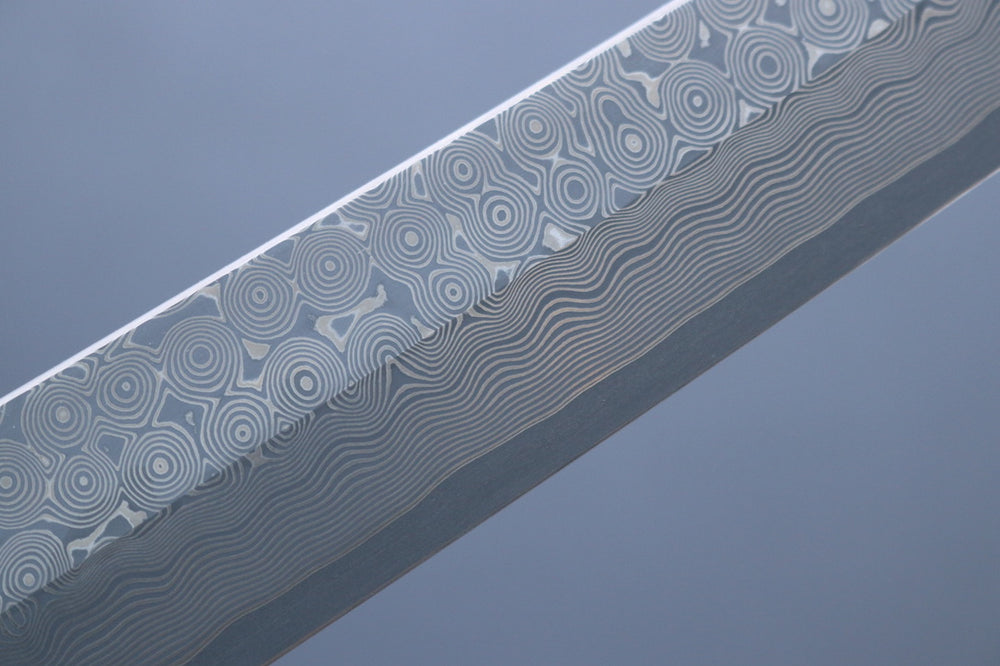 Nigara Hamono Silver3 Kurozome Sakimaru Yanagiba 330mm - Thecooksedges