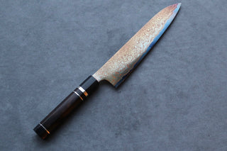 Nigara Hamono Aogami #2 Rainbow Damascus Gyuto 240mm - Thecooksedges