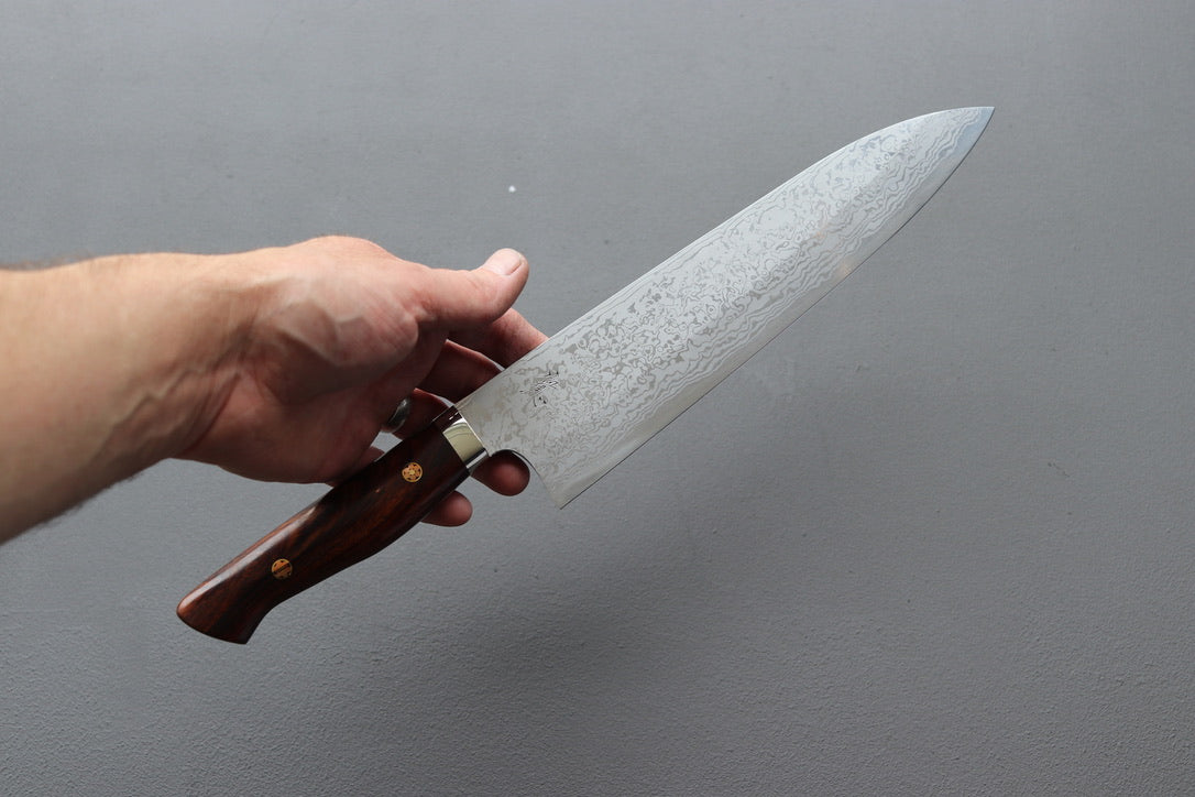 Yoshihiro Yauji Blue #2 Damascus Gyuto 240mm - Thecooksedges