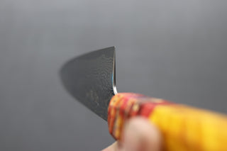 Sukenari SG2 Damascus Gyuto 210mm w/Custom Handle - Thecooksedges