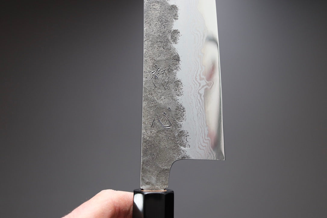Hatsukokoro Inazuma AS Damascus Gyuto 240mm - Thecooksedges