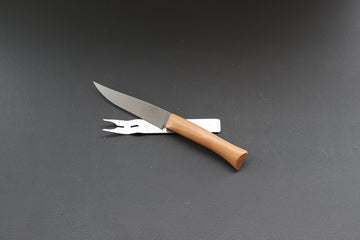 Opinel Cheese Knife & Fork - Thecooksedges