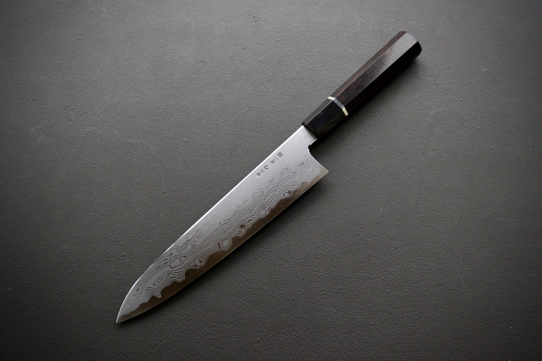 Nakagawa Hamono Blue #1 Damascus Gyuto 240mm - Thecooksedges