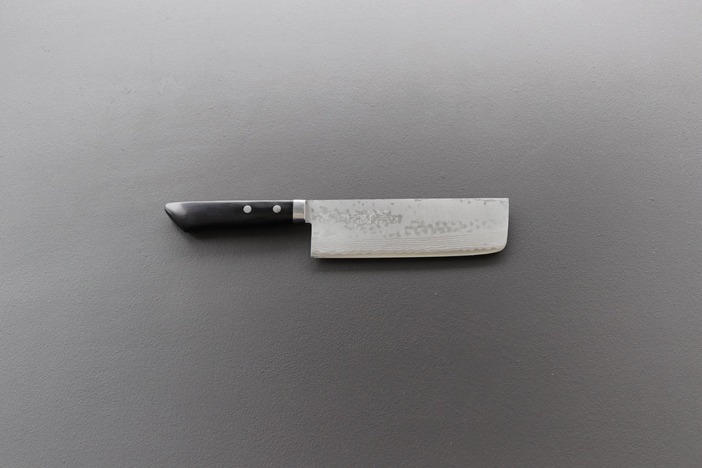 Masutani VG10 Damascus Nakiri 165mm - Thecooksedges