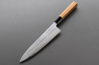 Yoshikazu Tanaka White #1 Damascus Gyuto 210mm - Thecooksedges