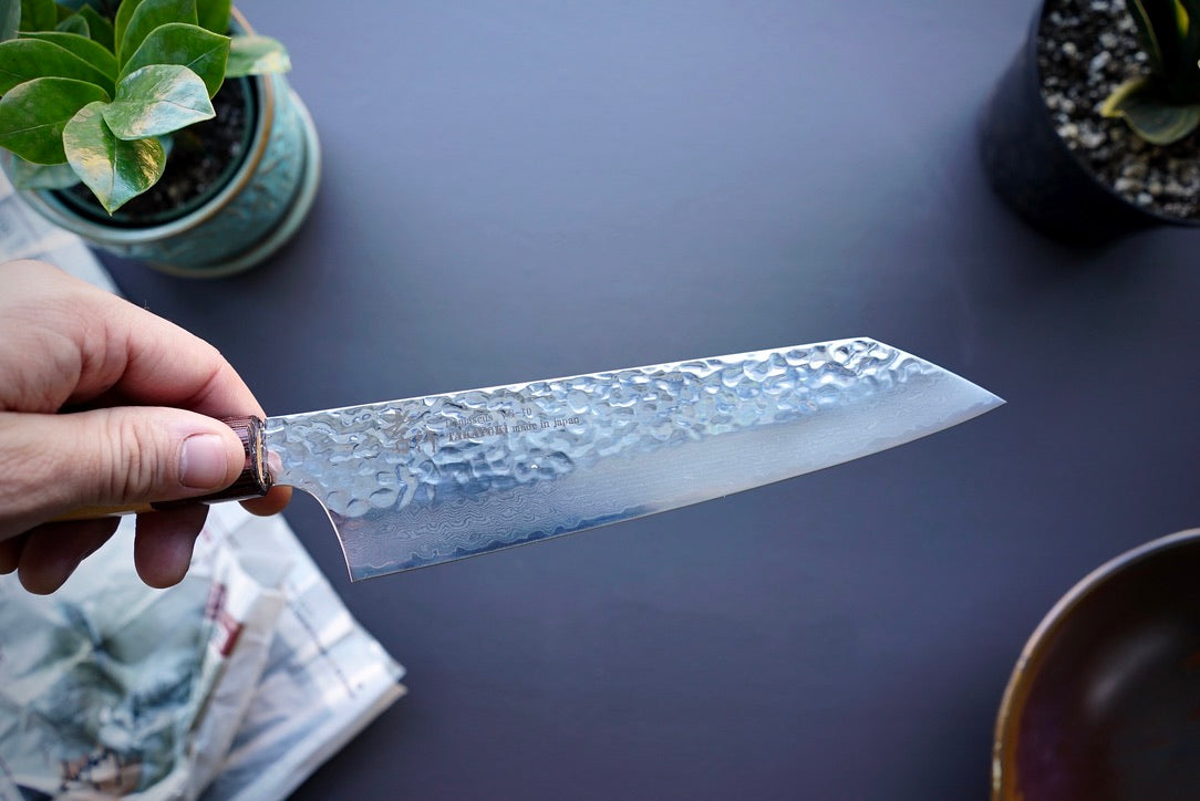 Sakai Takayuki 33 Layer Damascus Wa Kengata Gyuto 190mm - Thecooksedges
