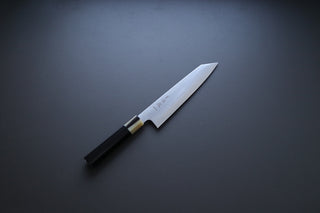 Sukenari HAP40 Migaki Kiritsuke 200mm w/Ebony Handle - Thecooksedges